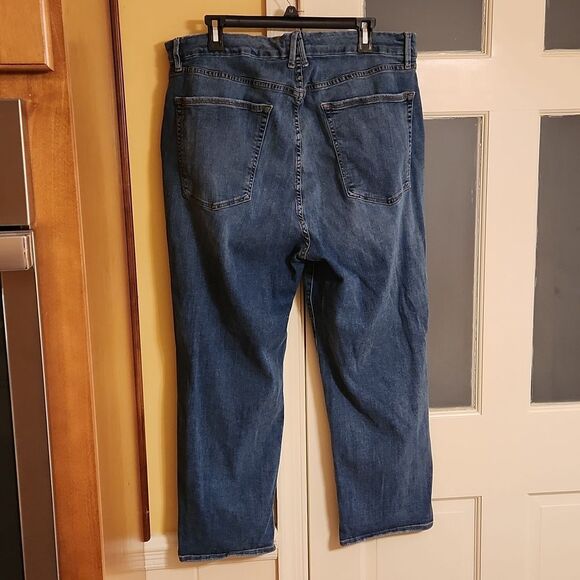 Good American "Good Cuts" Women's Boyfriend Jeans w/ Distressed Details Size 22 - Picture 7 of 11